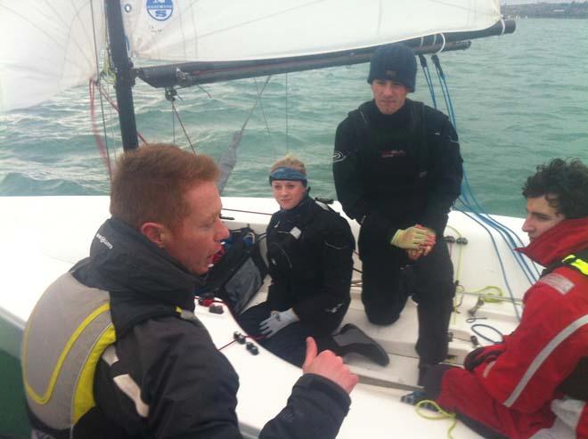 On the water during the BKA Training weekend at WPNSA © RYA/UKSA